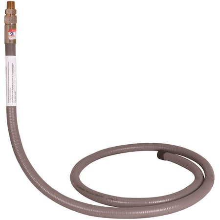 X-Riser 3/4 in. MPT x 1 in. IPS SDR 11 x 36 in. OAL Riser Service Head Adapter-Anode-Less Full Flex Riser XR-21J-12-36-L-ZDC